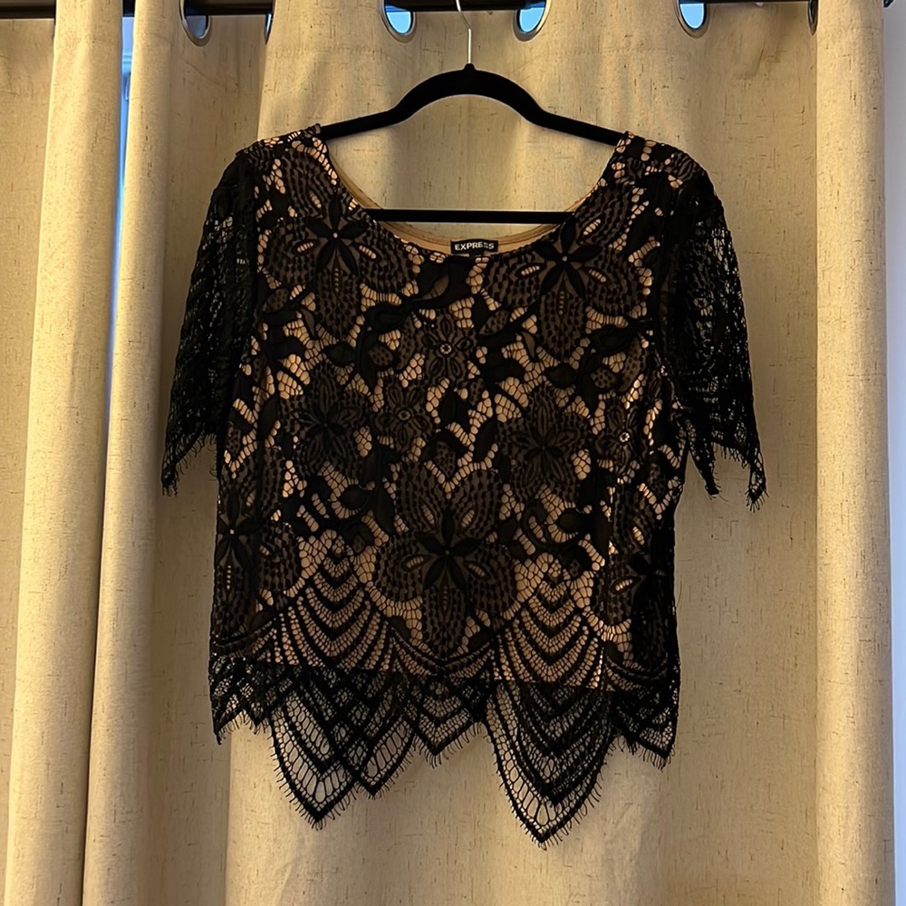 Lace top from express